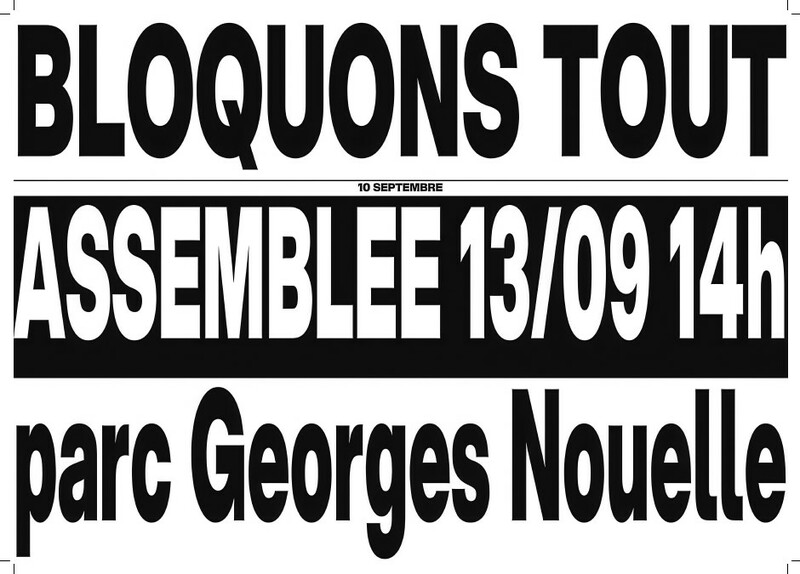 Assemblée 13 septembre à 14h
